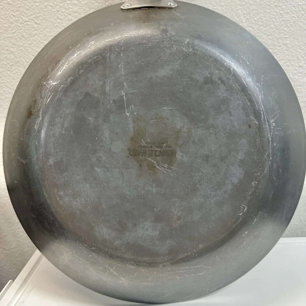Vintage Miracle Maid Hard Anodized Aluminum Fry Pan Skillet 12